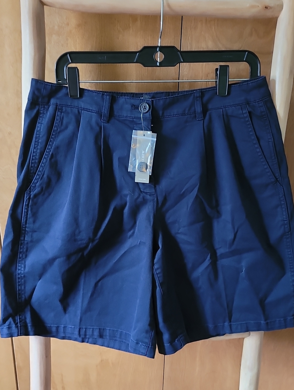 WomensNavy Blue Casual Shorts - Classic Chino Style